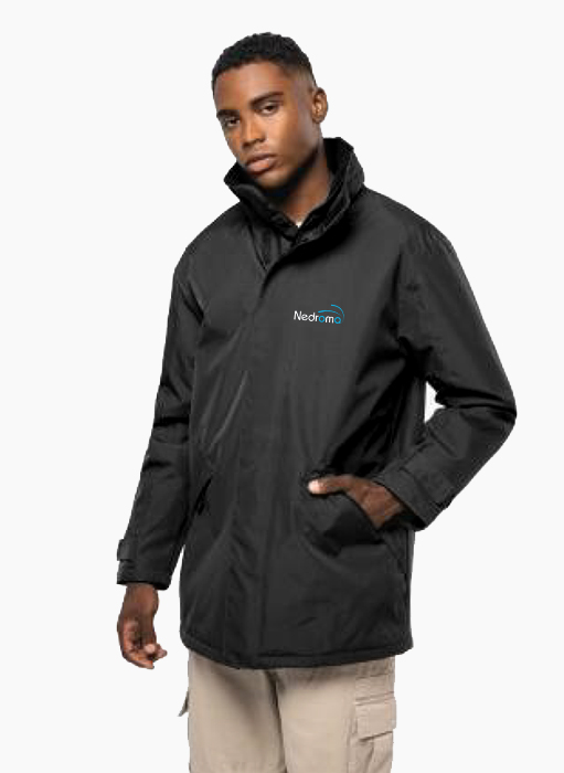 Parka doublure matelassée NOIR