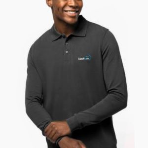 Polo manches longues homme